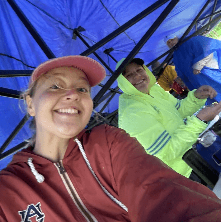 Happy Volunteers at Eastern Trail event