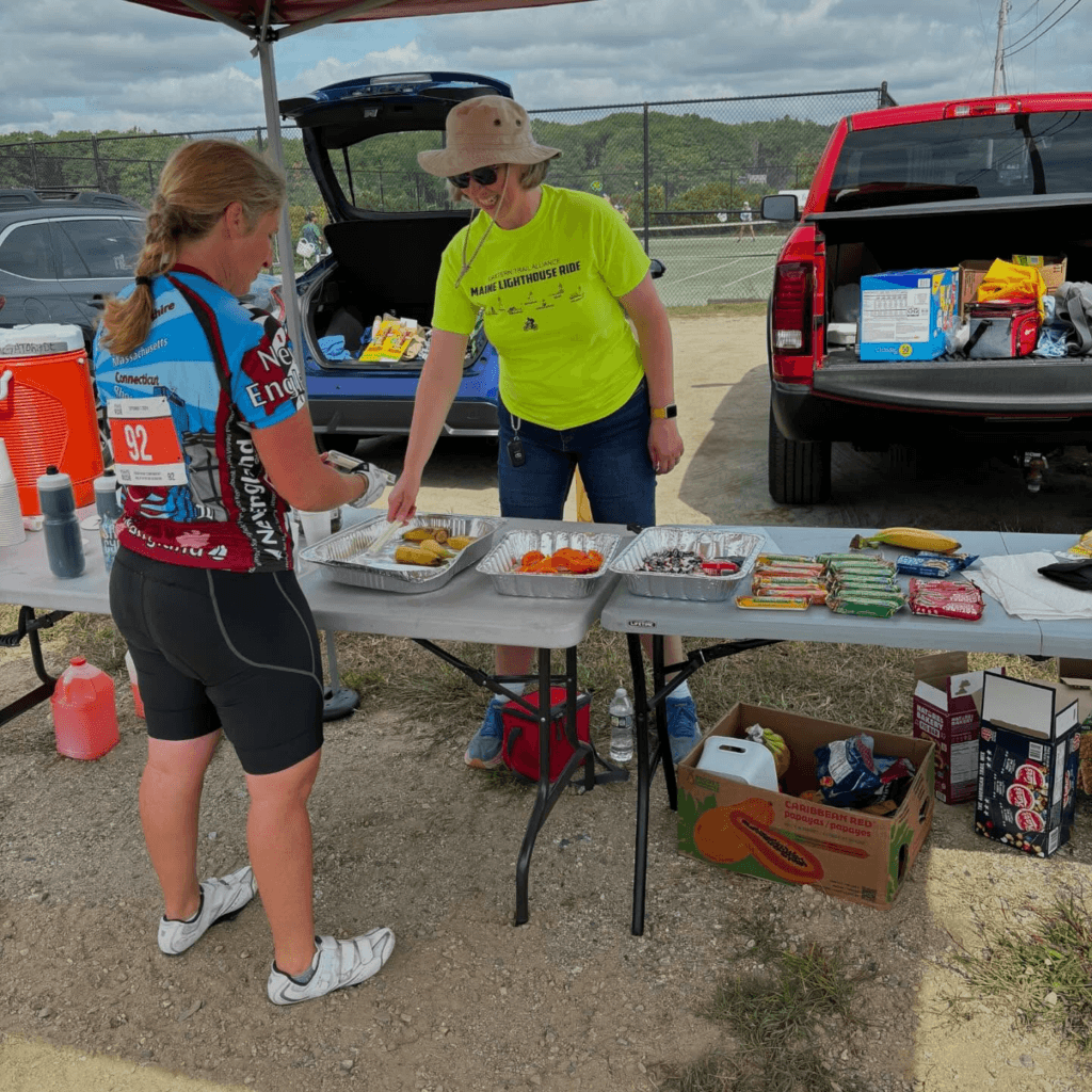 Volunteer at an Event Table